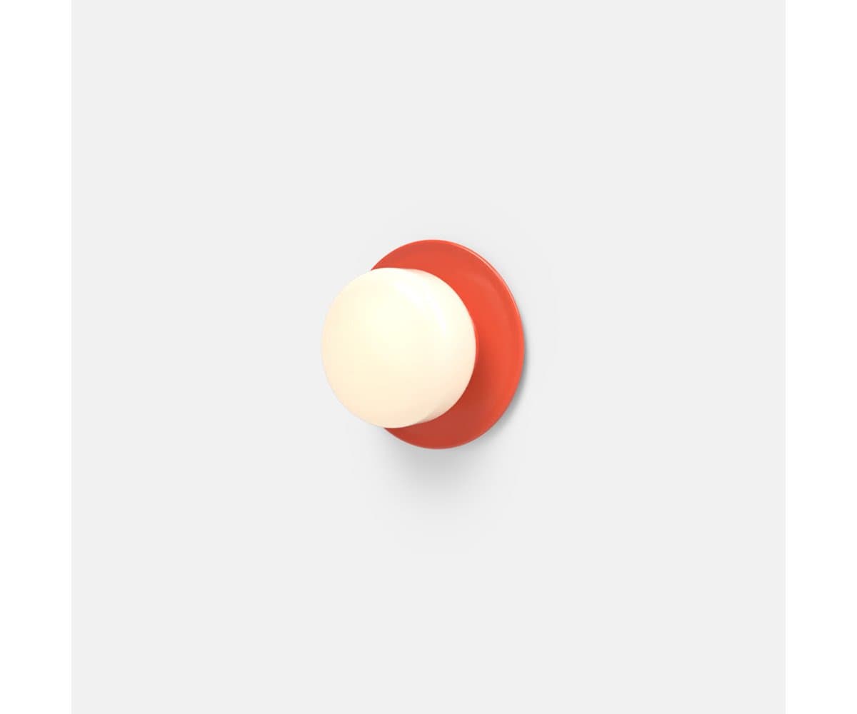 RBW | Pastille Disc LED Wall Sconce — Vermillion, Droplet