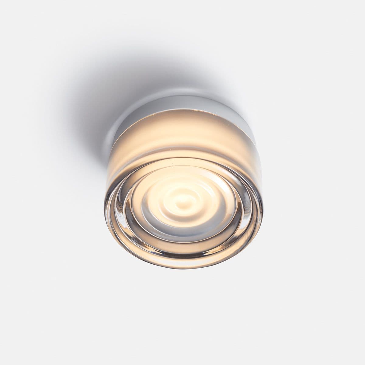 Rbw Ripple Led Flushmount — Smoked, Natural Anodized