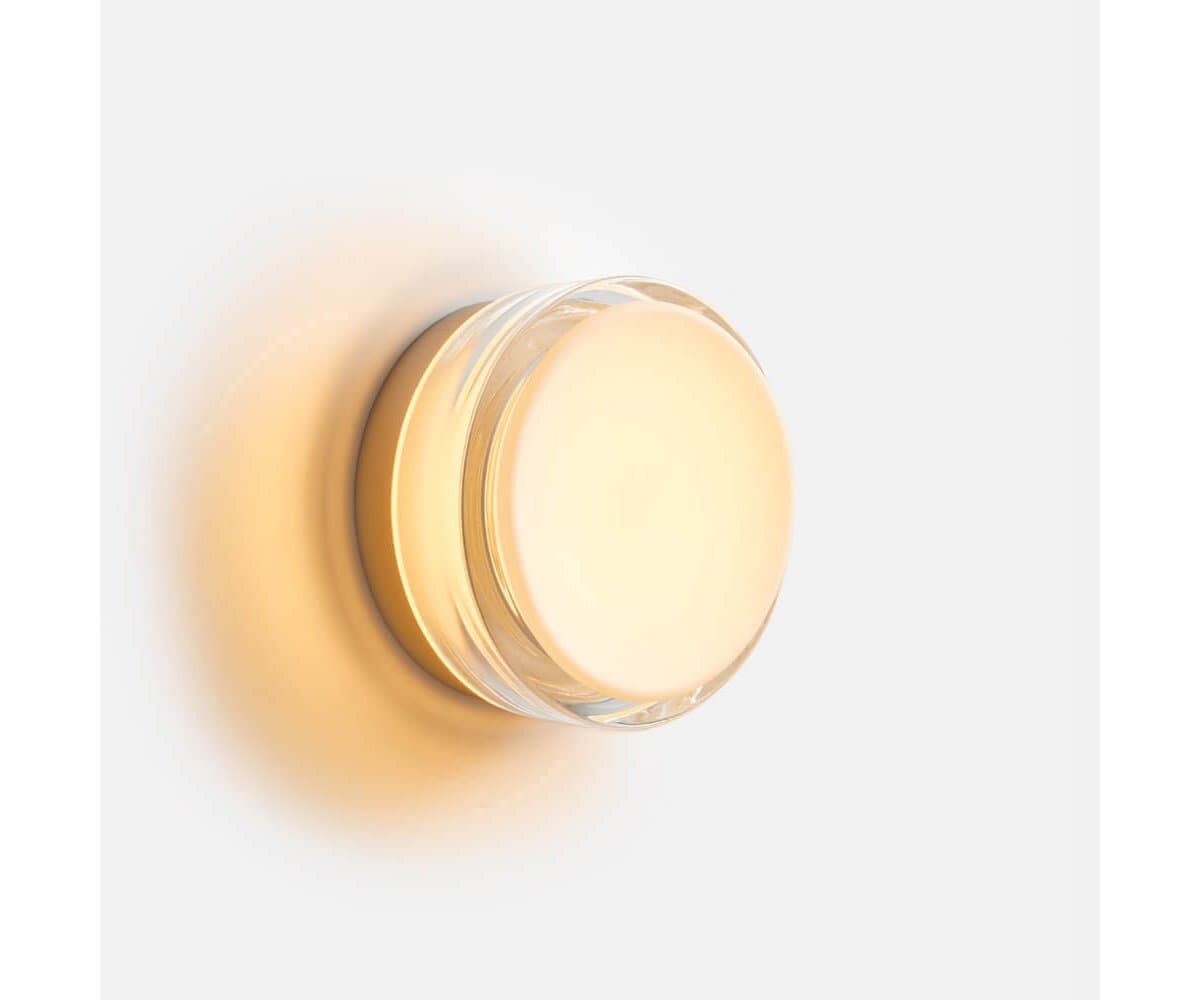 RBW | Copia LED Wall Sconce — Simply Clear with Natural Anodized