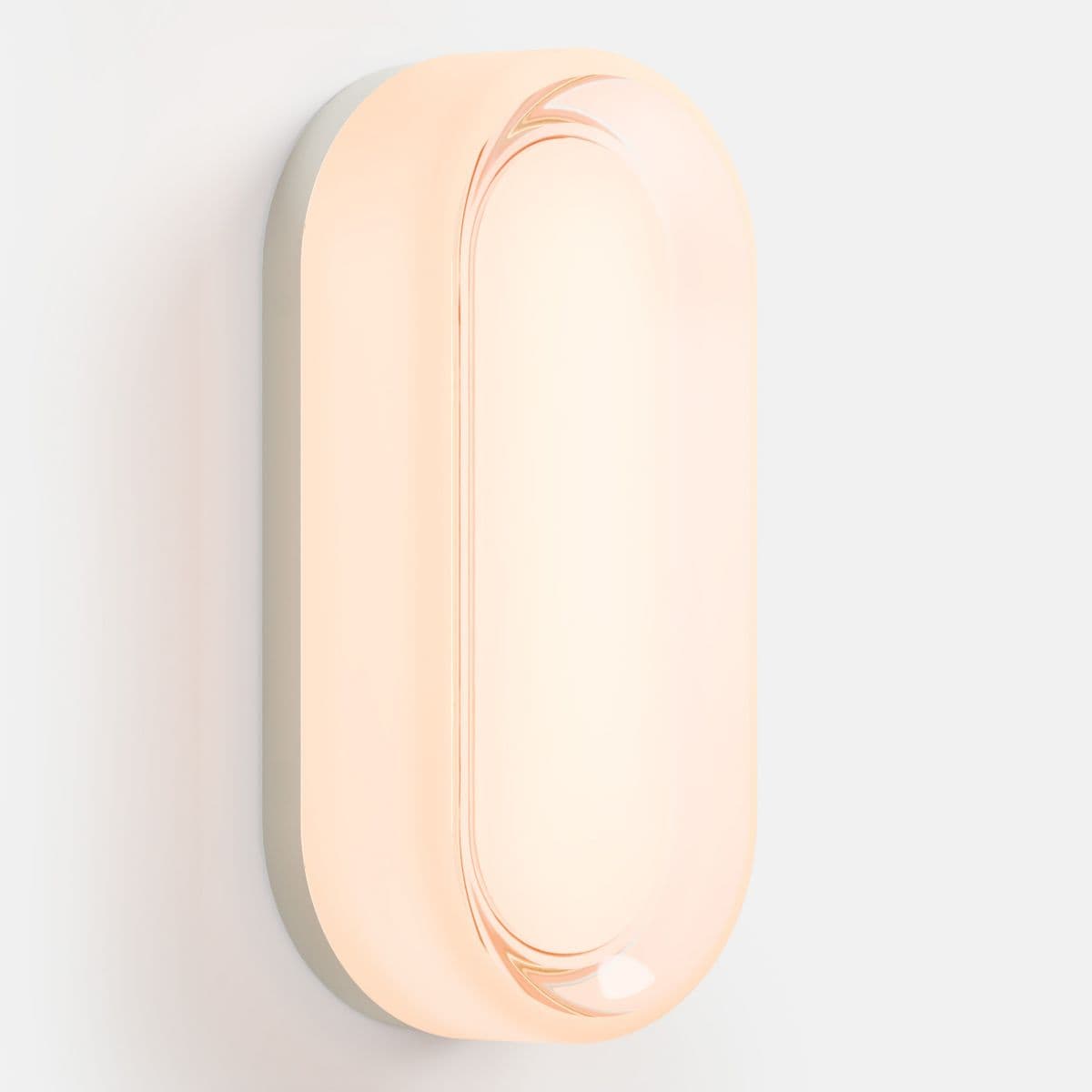 RBW | Dimple Dash LED Wall Sconce — White Interior, Natural, 0.1 Dimming, 0-10V