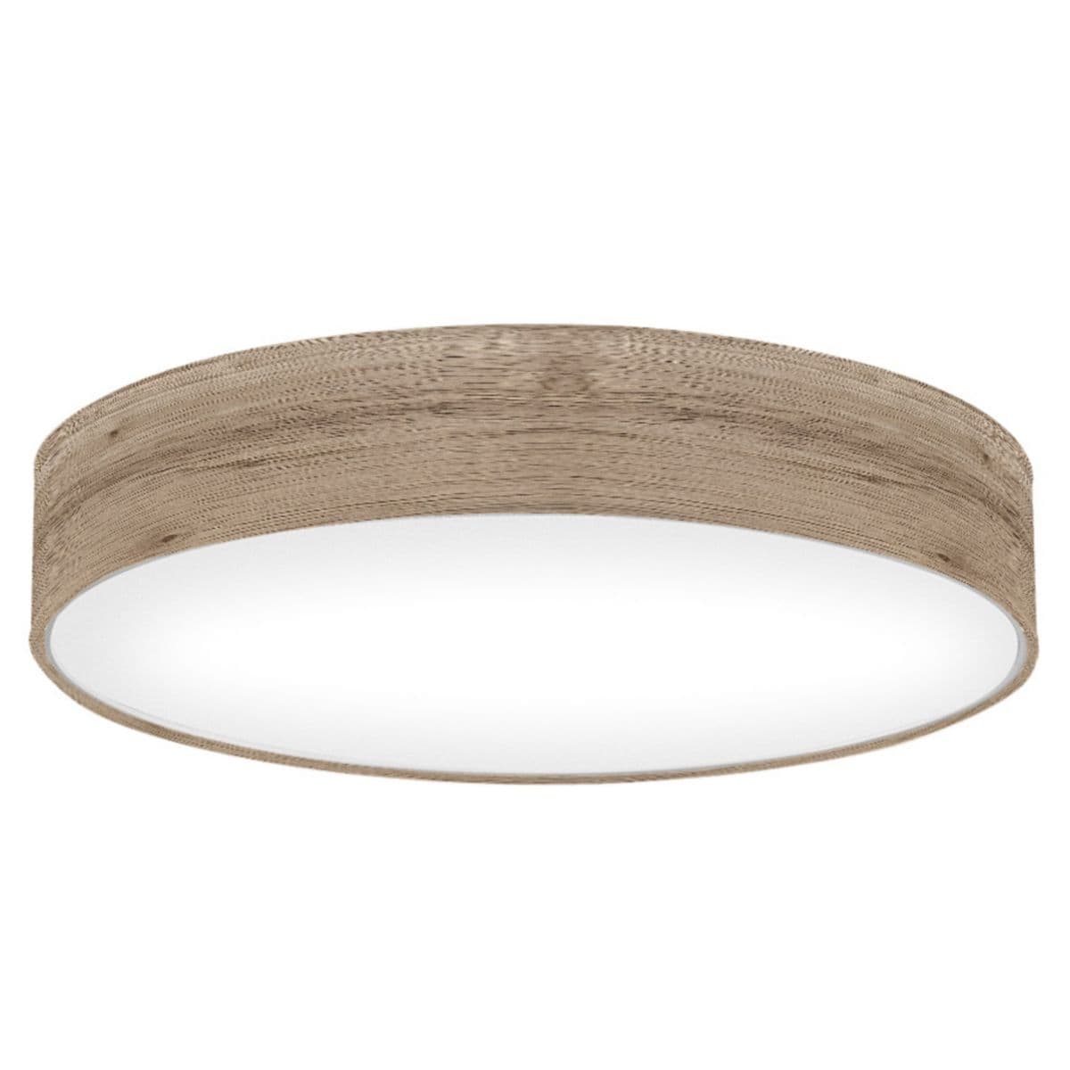 Seascape Lamps Pace Flushmount — Natural Veneer, 14 In