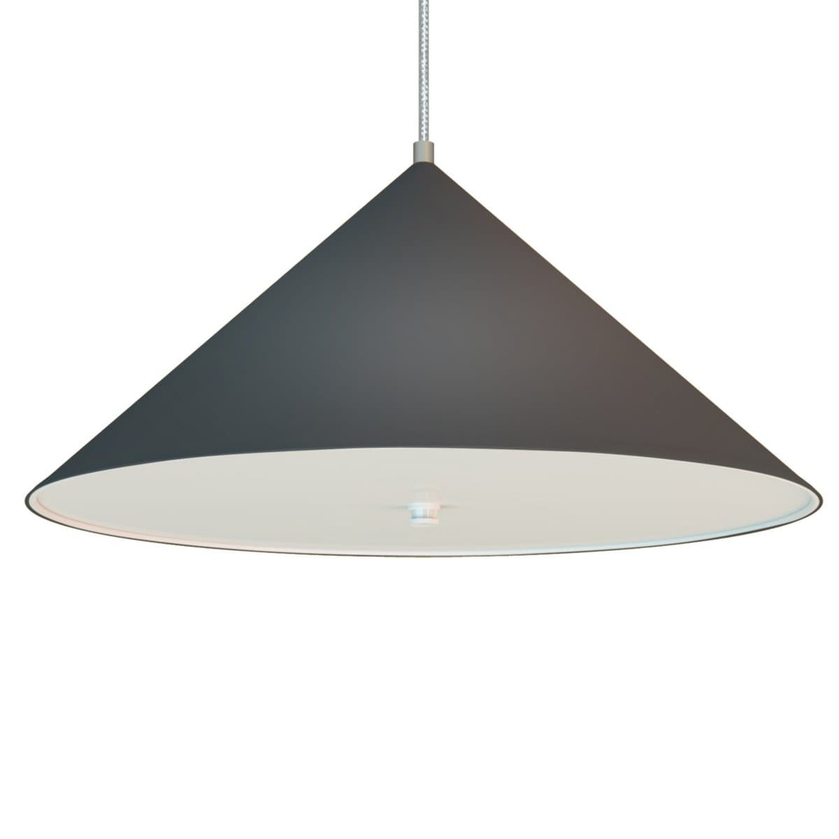 Seascape Lamps | Angelica Pendant — Black Linen