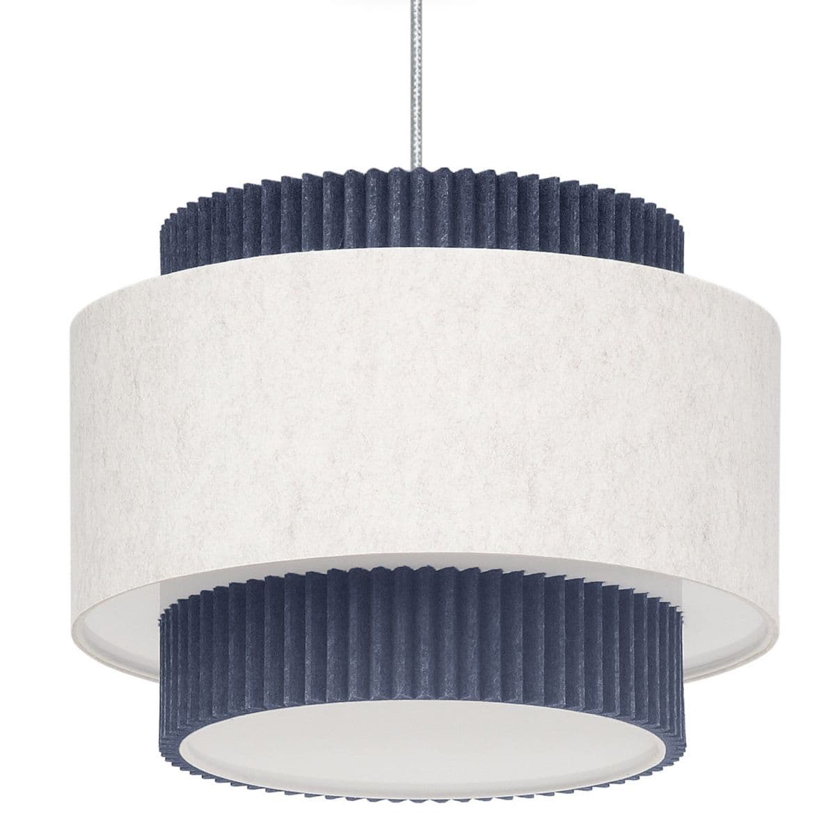 Seascape Lamps | Spencer Pendant — Navy, 24 In