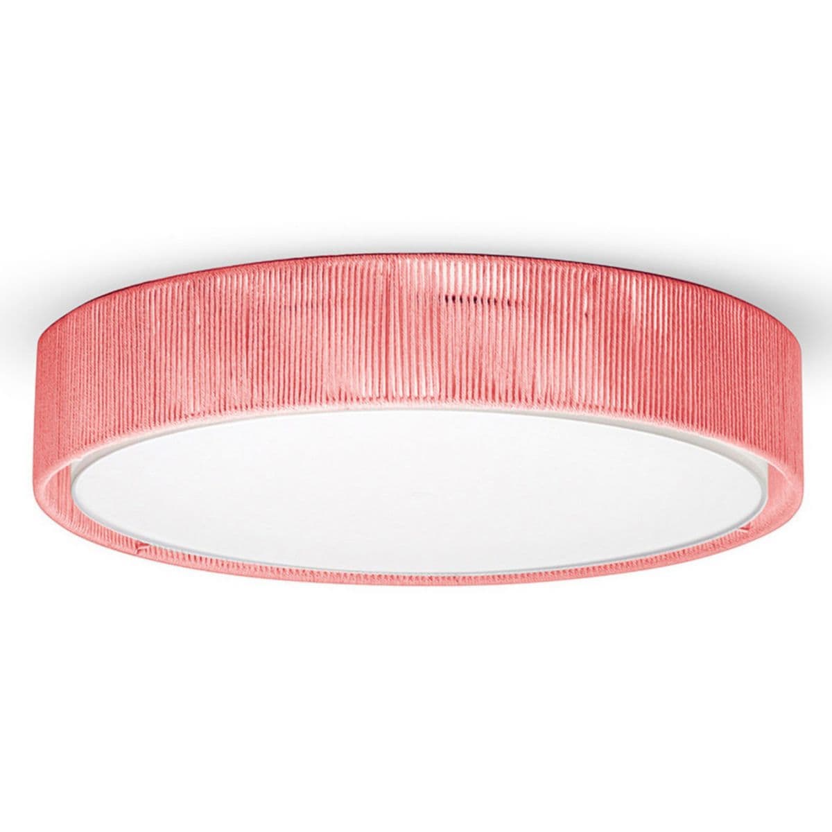 Seascape Lamps | Aurora LED Flushmount — Dark Pink, 12 in