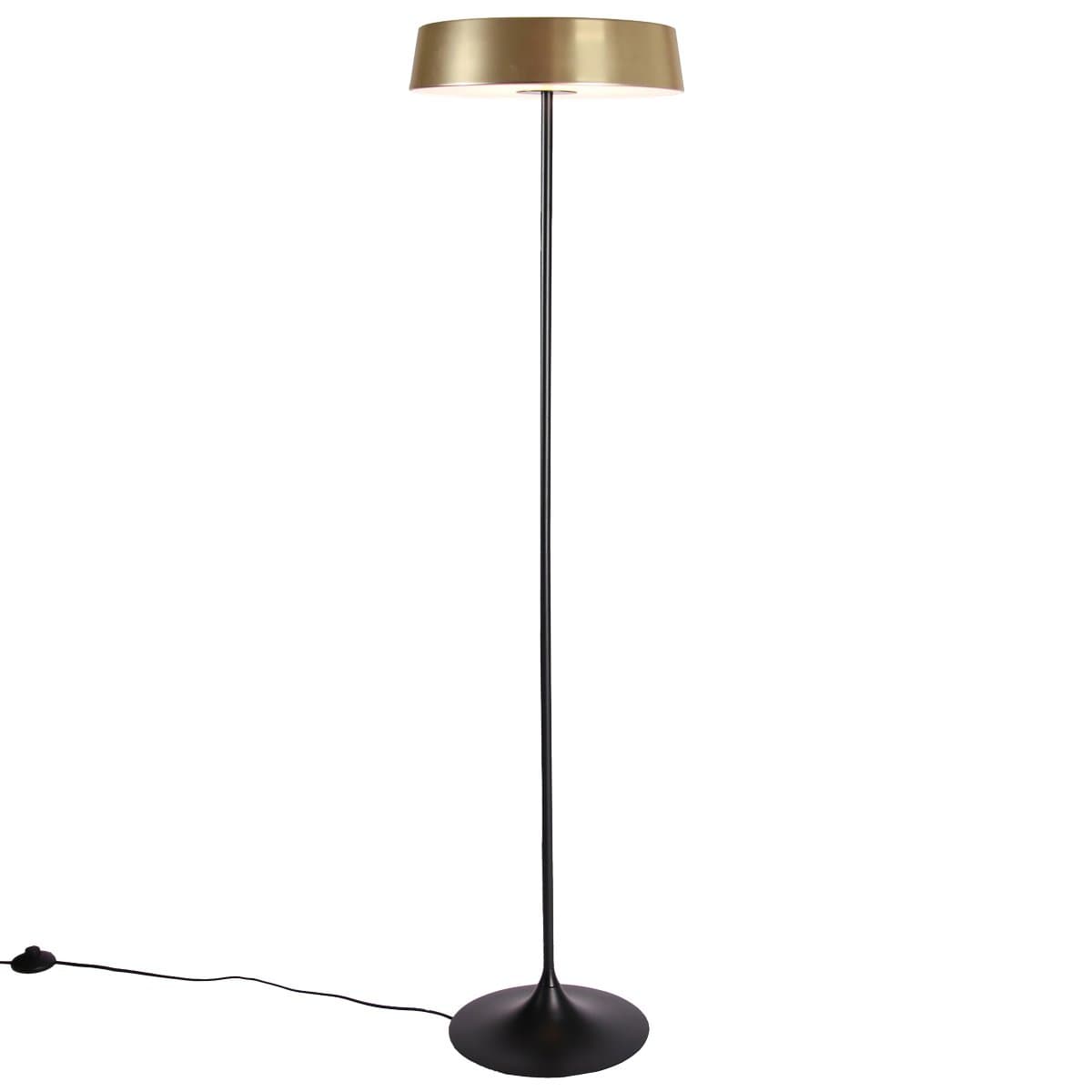 Seed Design | China LED Floor Lamp — Matte Brass