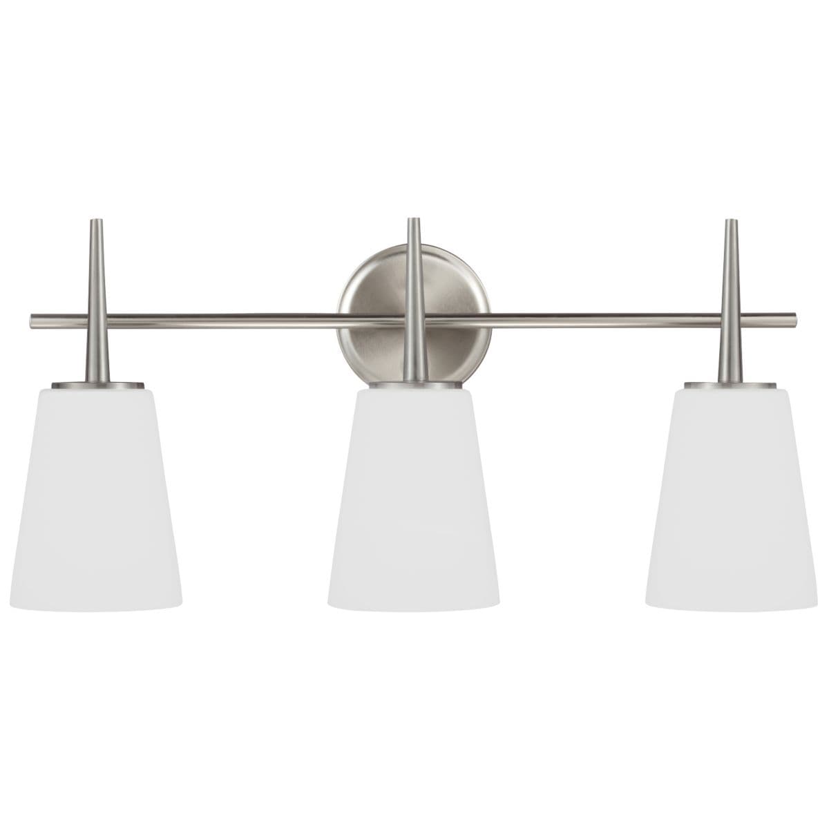 Generation Lighting | Driscoll Bath Bar — Brushed Nickel, Incandescent, 3