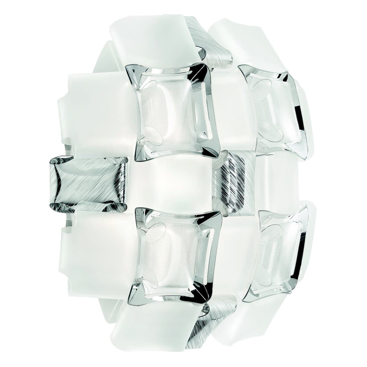 Slamp | Mida Applique Wall Sconce — White Platinum