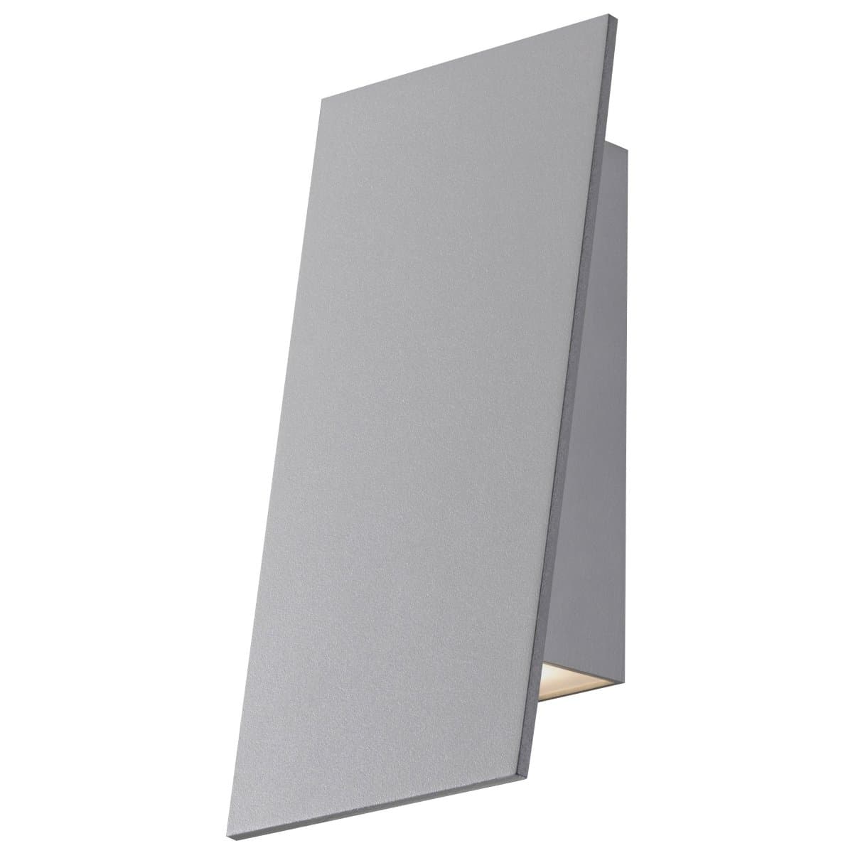 SONNEMAN Lighting | Inside-Out Angled Plane - Narrow Downlight LED Wall Sconce — Textured Gray