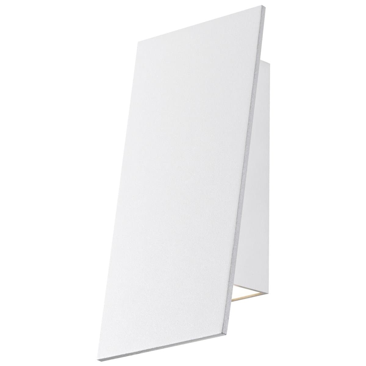 SONNEMAN Lighting | Inside-Out Angled Plane - Narrow Downlight LED Wall Sconce — Textured White