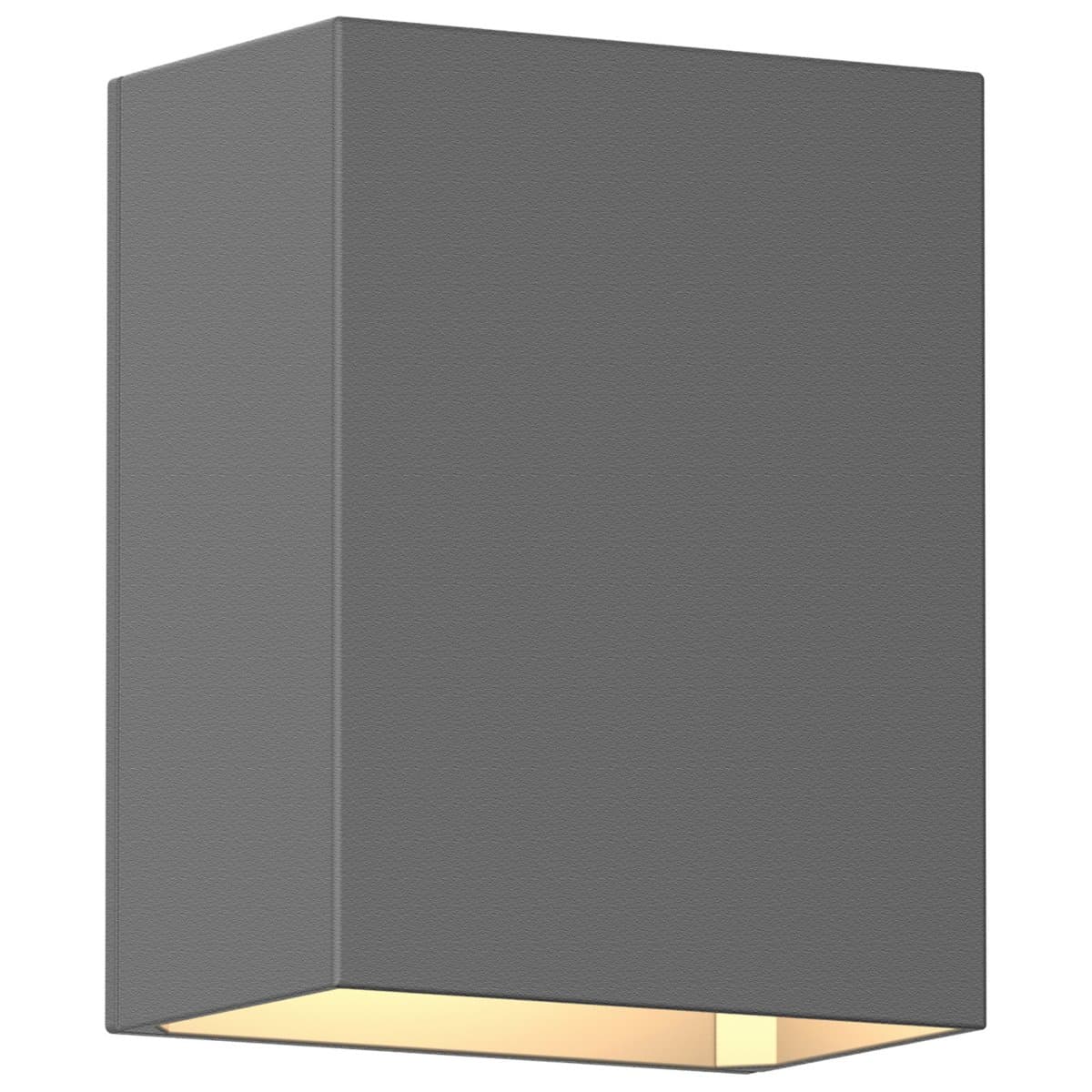 SONNEMAN Lighting | Box Indoor/Outdoor LED Wall Sconce — Textured Gray