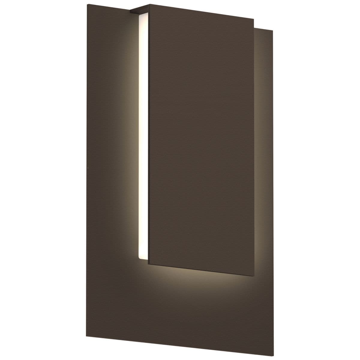 SONNEMAN Lighting | Reveal Indoor/Outdoor LED Wall Sconce — Textured Bronze, Short