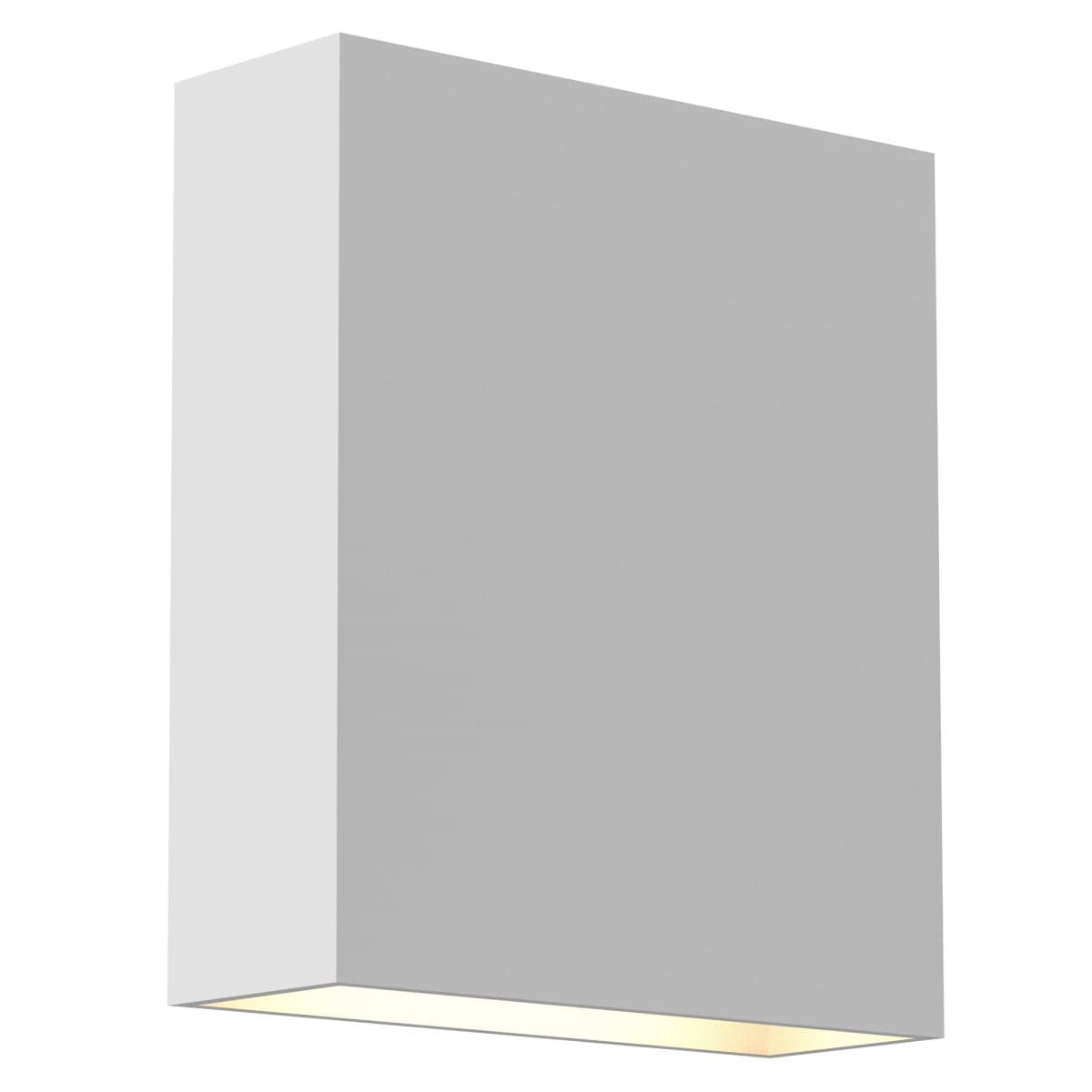 SONNEMAN Lighting | Flat Box Indoor/Outdoor LED Sconce — Textured White