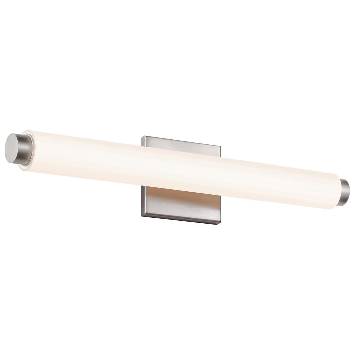SONNEMAN Lighting | Tubo Slim LED Bath Bar - Drum Trim — Satin Nickel, 19.5 Inch