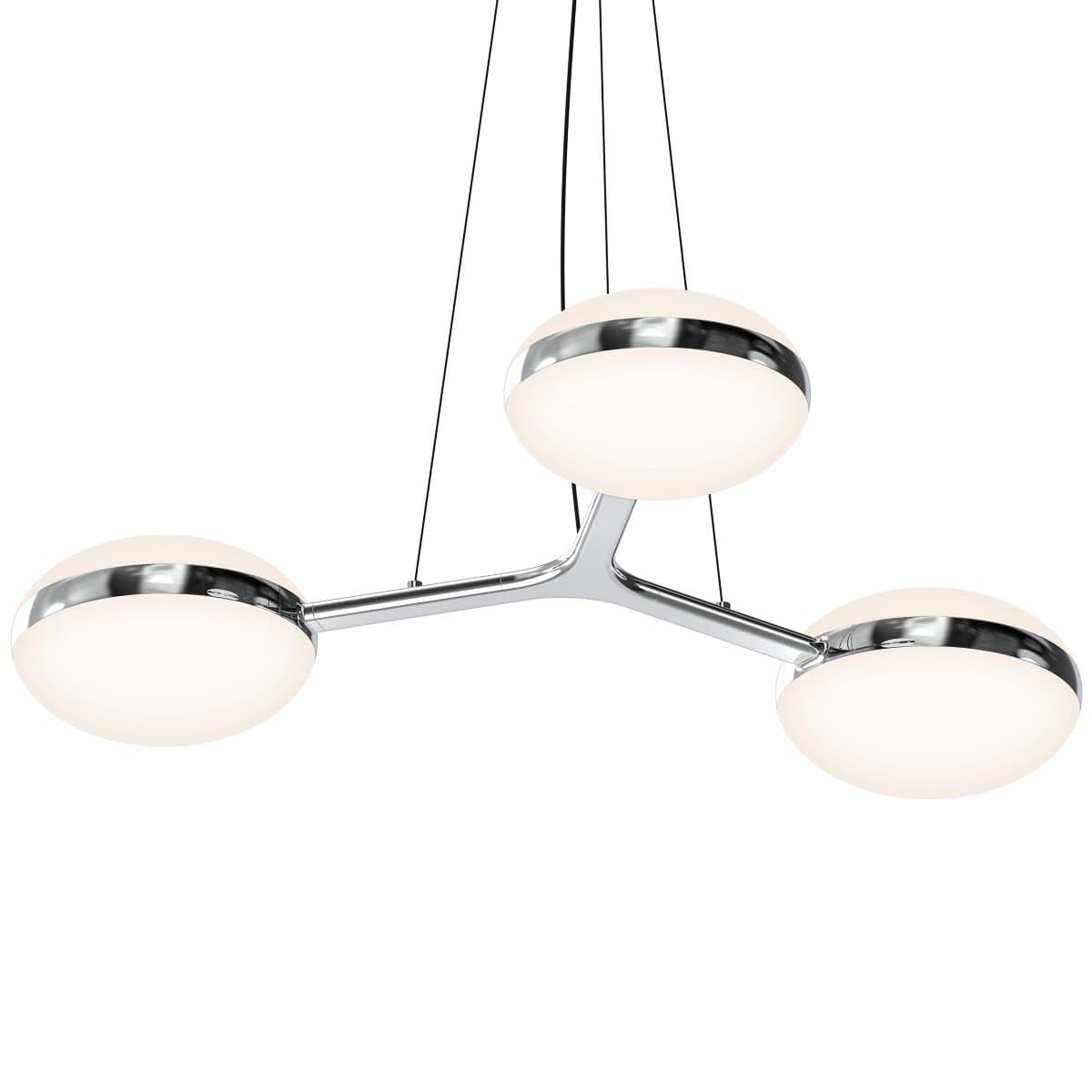 SONNEMAN Lighting | Pillows Triple LED Pendant — Polished Chrome