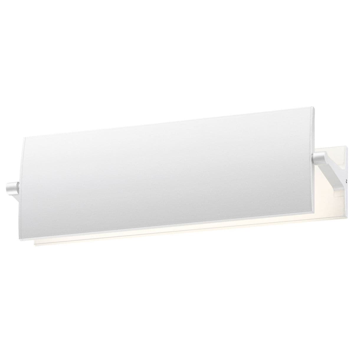 SONNEMAN Lighting | Aileron LED Flat Panel Wall Sconce — Textured White, 12 inch