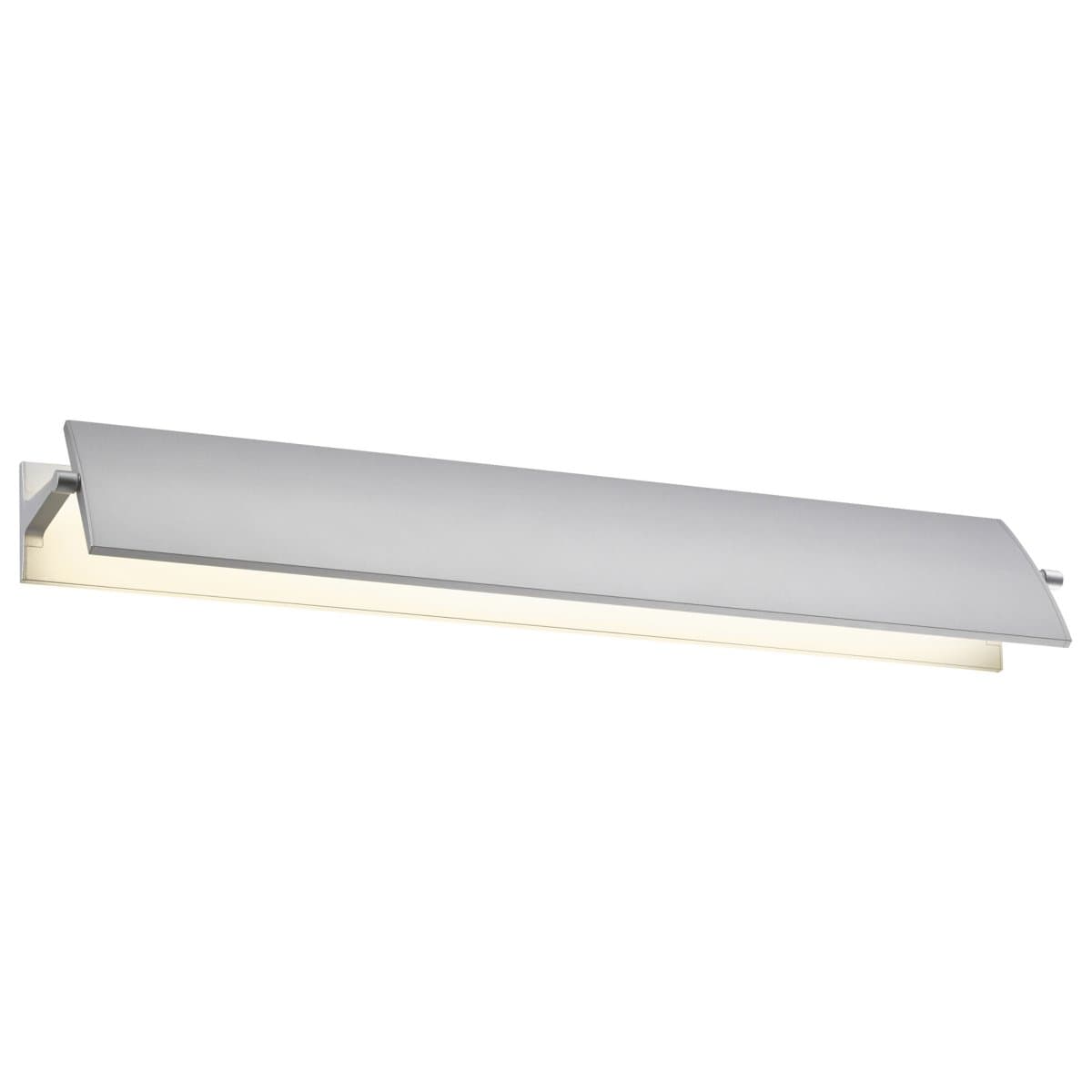 SONNEMAN Lighting | Aileron LED Flat Panel Wall Sconce — Bright Satin Aluminum, 24 inch