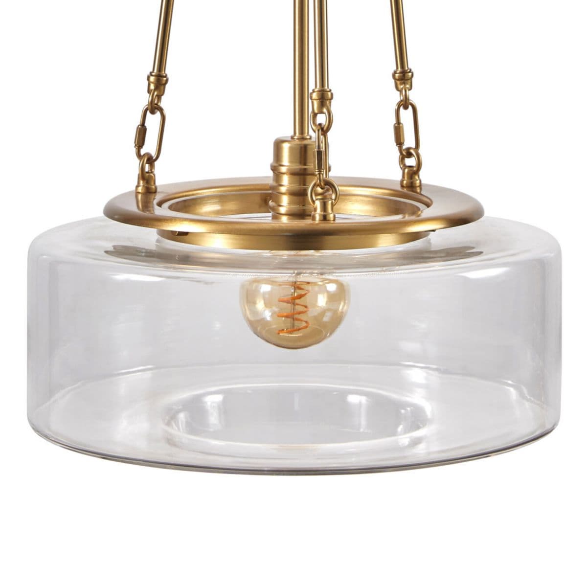 Surya Chiswick Pendant — Painted Gold