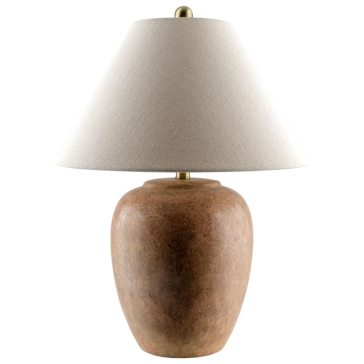 Surya | Turin Table Lamp — Pink Glazed