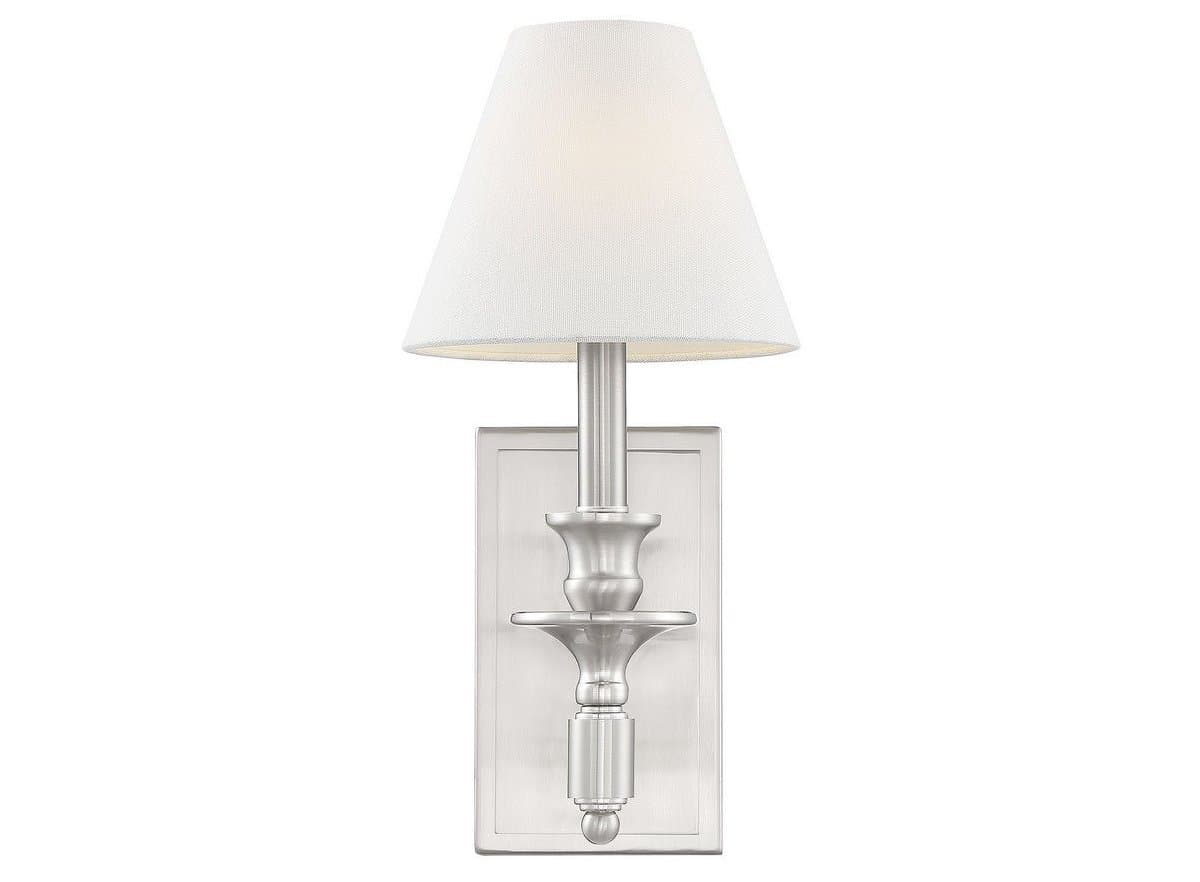 Savoy House | Washburn Wall Sconce — Satin Nickel