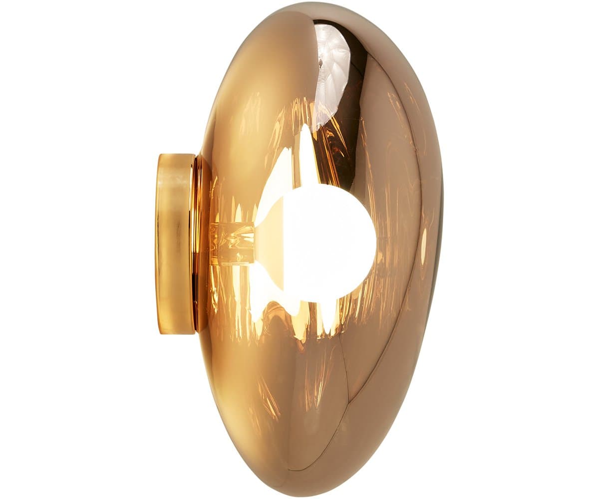 Tom Dixon | Melt LED Surface Wall Sconce — Copper, 19.6 Inch