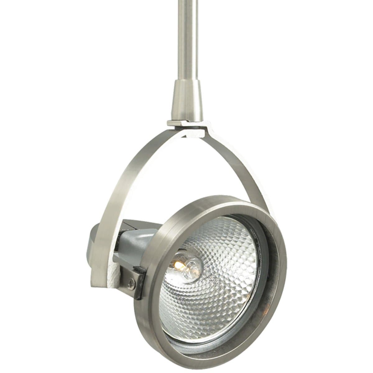 Visual Comfort Modern | John Directional Head — Satin Nickel Stem, 3 inch, Freejack