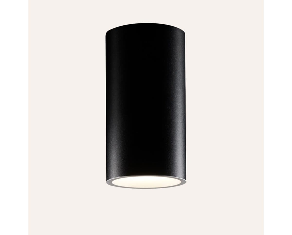 tossB | Tuba LED Flushmount — Black, 5 in