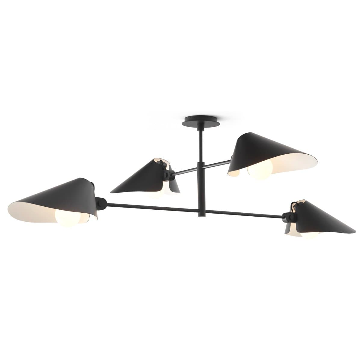 &Tradition | Bonnet Chandelier — Bronzed with Black, Small - alternate view