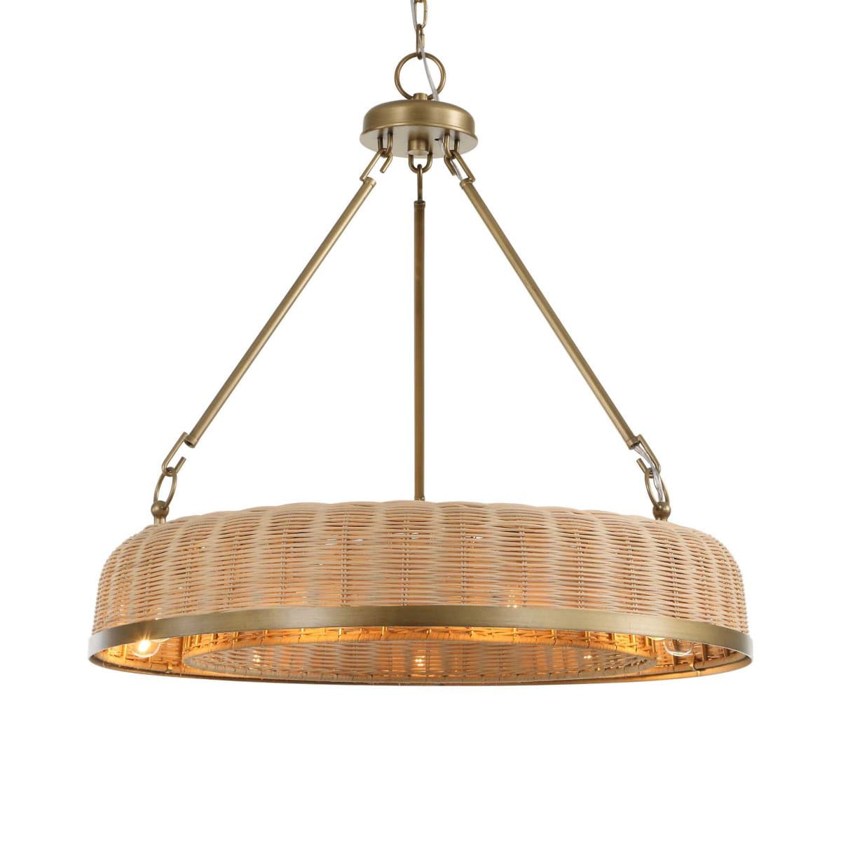 Uttermost | Ladakh Chandelier — Weathered Brushed Brass