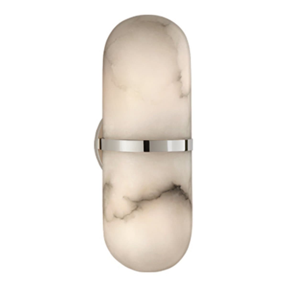Visual Comfort Signature | Melange Pill Form Wall Sconce — Polished Nickel