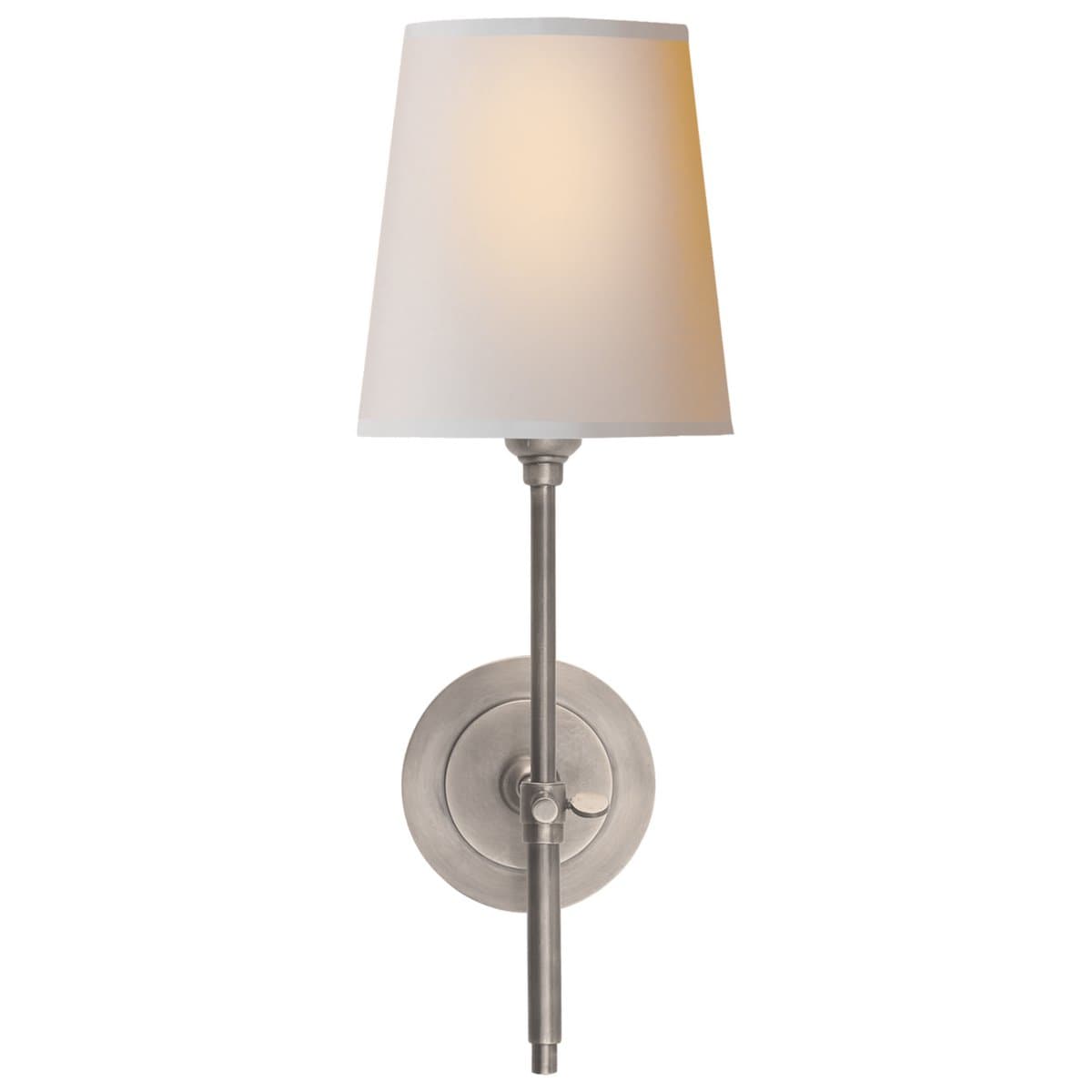 Visual Comfort Signature | Bryant Decorative Wall Sconce — Bronze, White Glass - alternate view