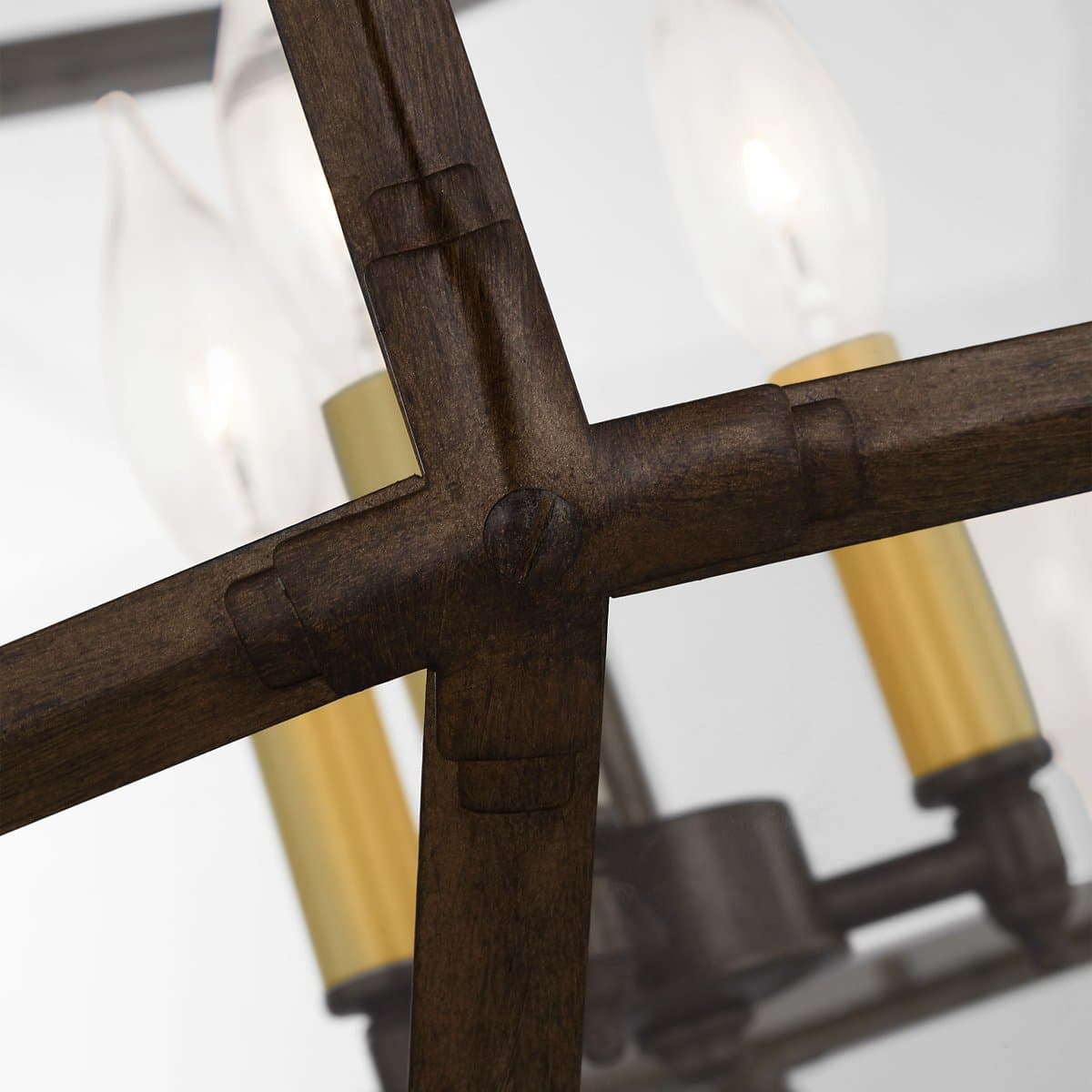 Visual Comfort Signature | Morris Medium Pendant — Clear, Antique Zinc - alternate view