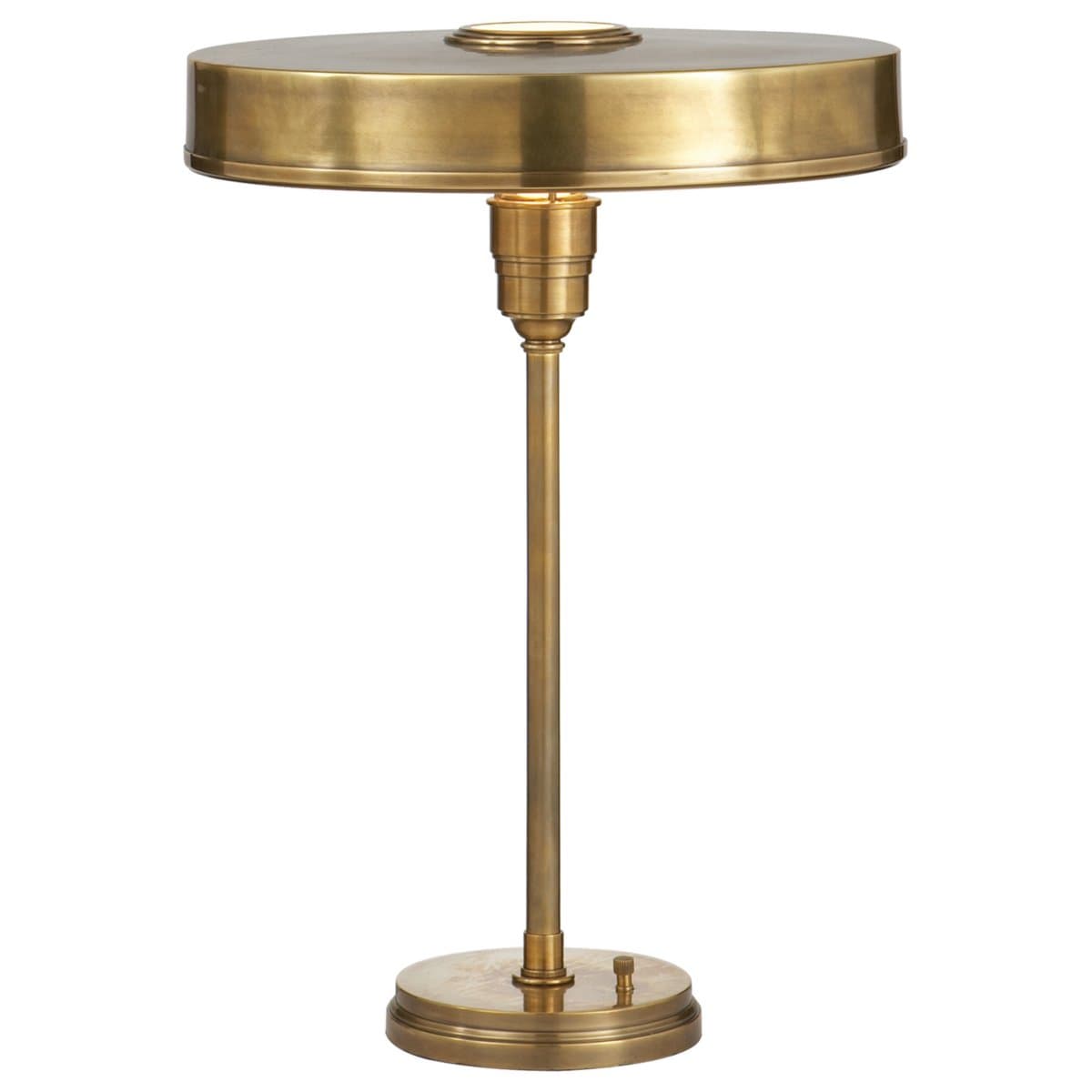 Visual Comfort Signature | Carlo Table Lamp — Hand-Rubbed Antique Brass