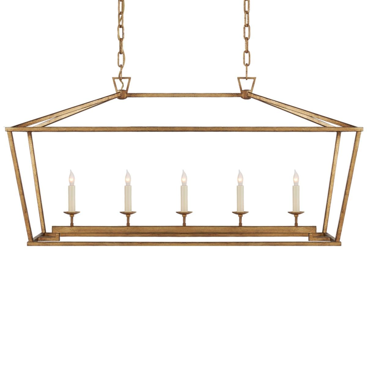 Visual Comfort Signature | Darlana Linear Suspension — Gilded Iron, 41 Inch