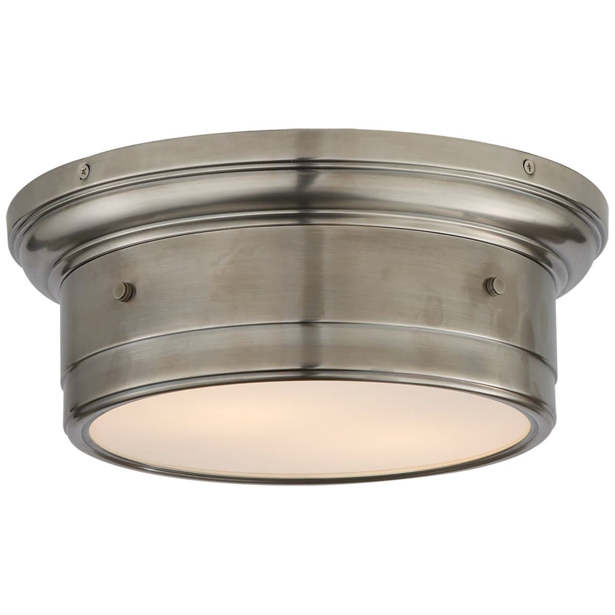 Visual Comfort Signature | Siena Flushmount — Hand-Rubbed Antique Brass, Large - alternate view