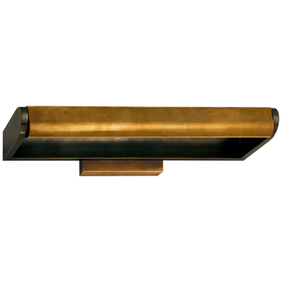 Visual Comfort Signature | David Picture Light — Bronze with Antique Brass, 18 Inch
