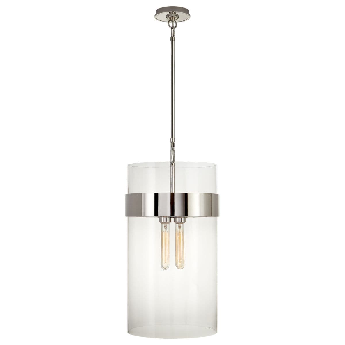 Visual Comfort Signature | Presidio Pendant — Polished Nickel