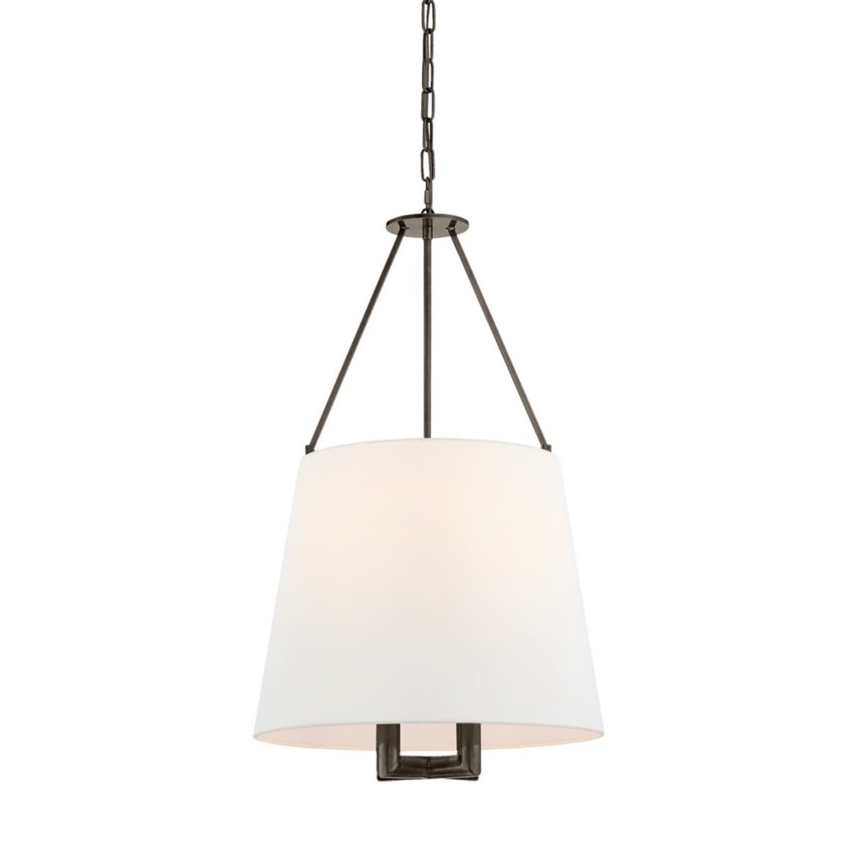Visual Comfort Signature | Dalston Pendant — Bronze, Linen