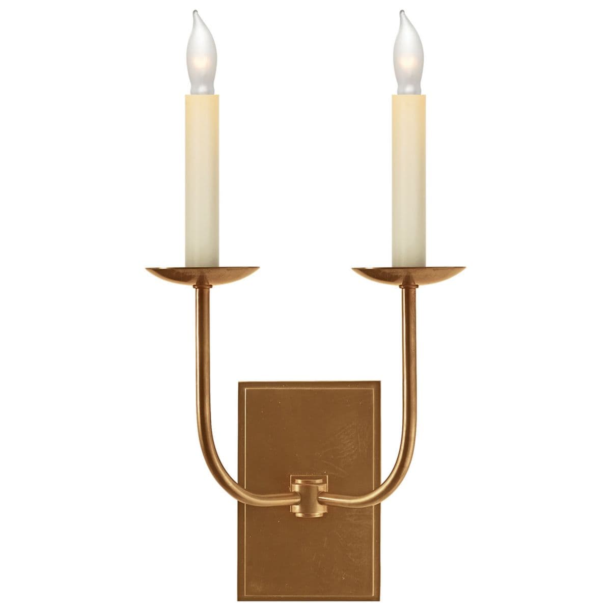 Visual Comfort Signature | TT Wall Sconce — Hand-Rubbed Antique Brass, 2