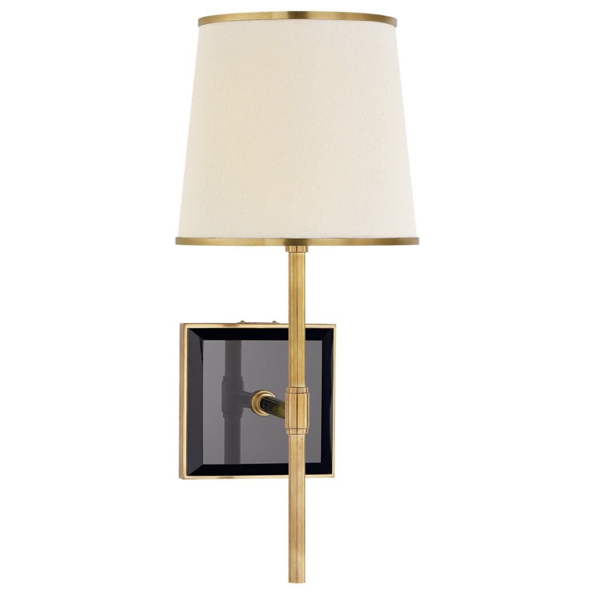 Visual Comfort Signature | Bradford Wall Sconce — Soft Brass and Black
