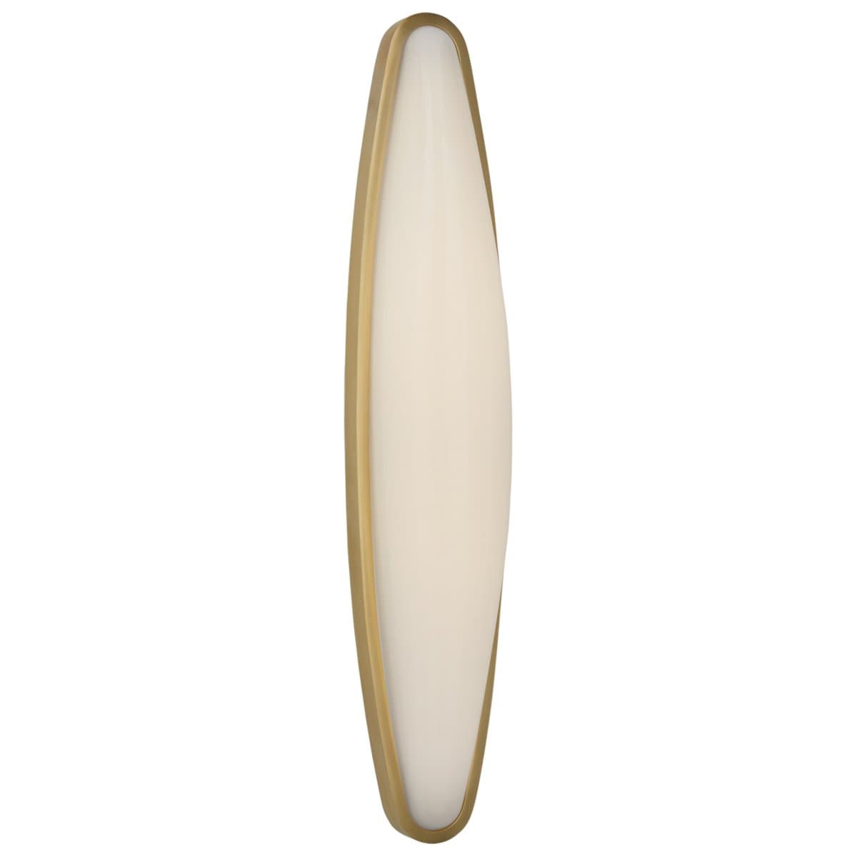 Visual Comfort Signature | Ezra LED Wall Sconce — Hand-Rubbed Antique Brass