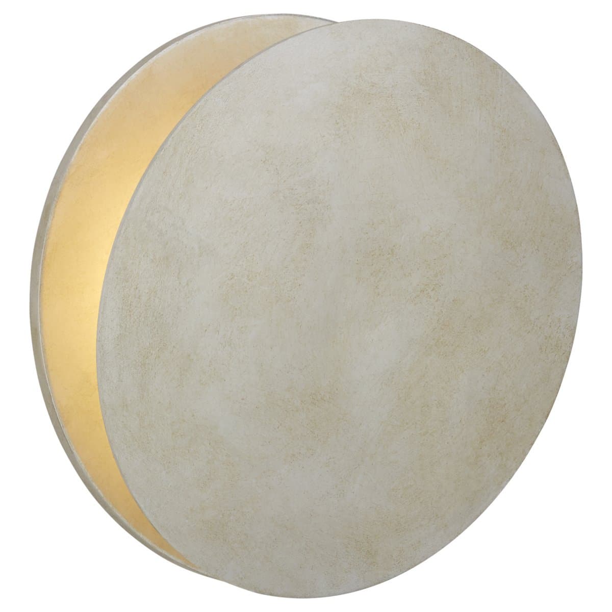 Visual Comfort Signature | Gabriela LED Wall Sconce — Burnished Silver Leaf