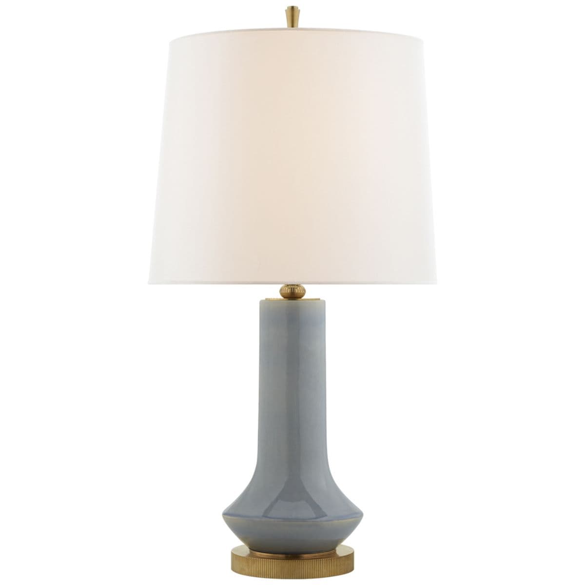 Visual Comfort Signature | Luisa Table Lamp — Polar Blue Crackle