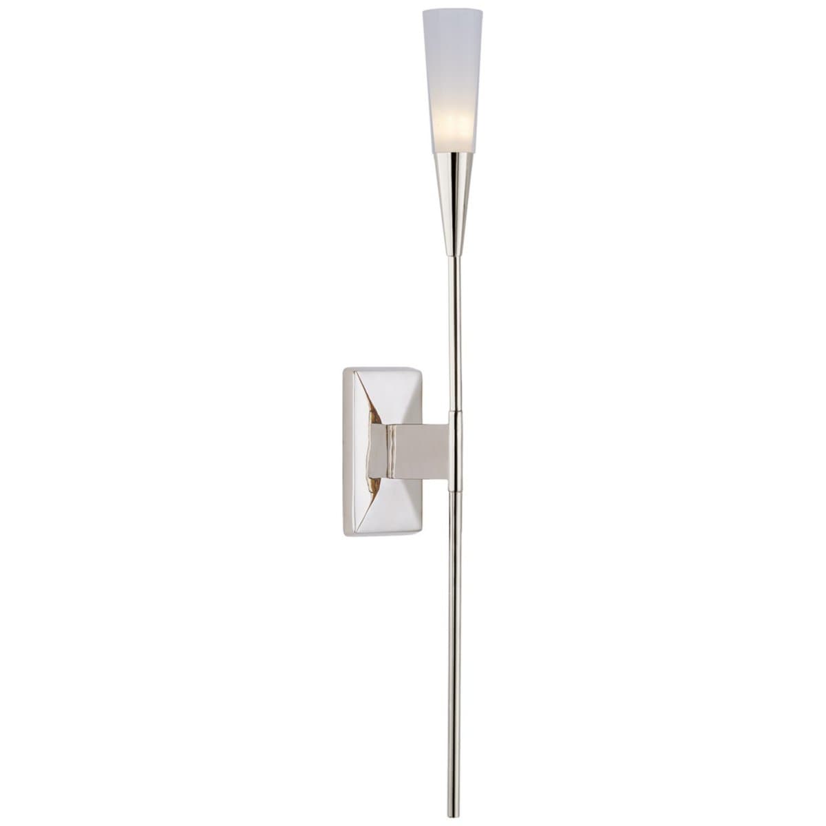 Visual Comfort Signature | Stellar LED Single Tail Wall Sconce — Polished Nickel