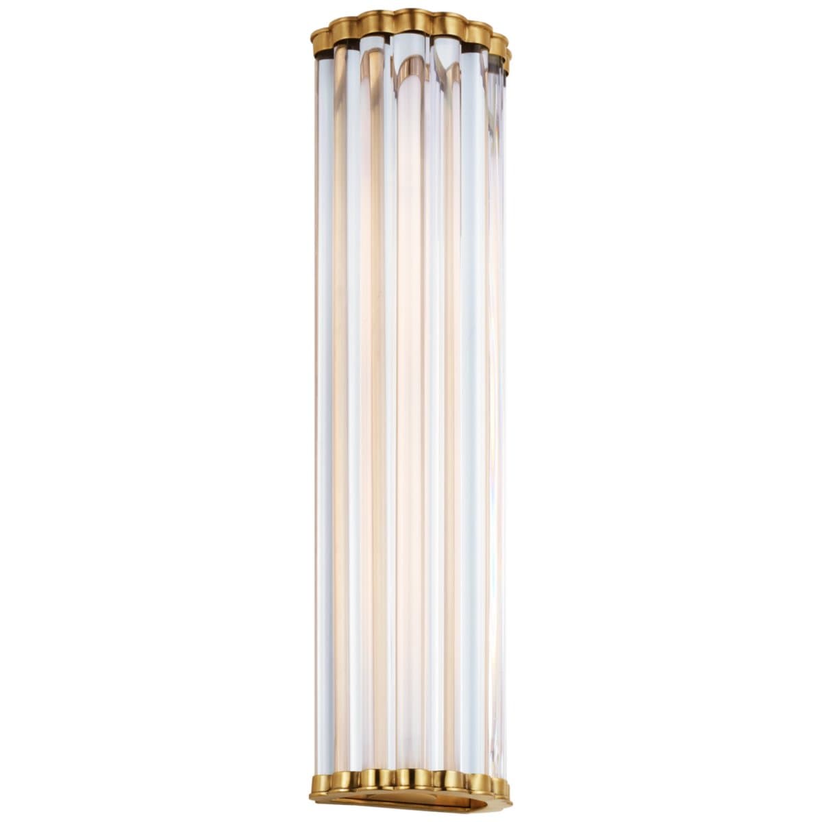 Visual Comfort Signature | Kean LED Wall Sconce — Antique Burnished Brass, Medium