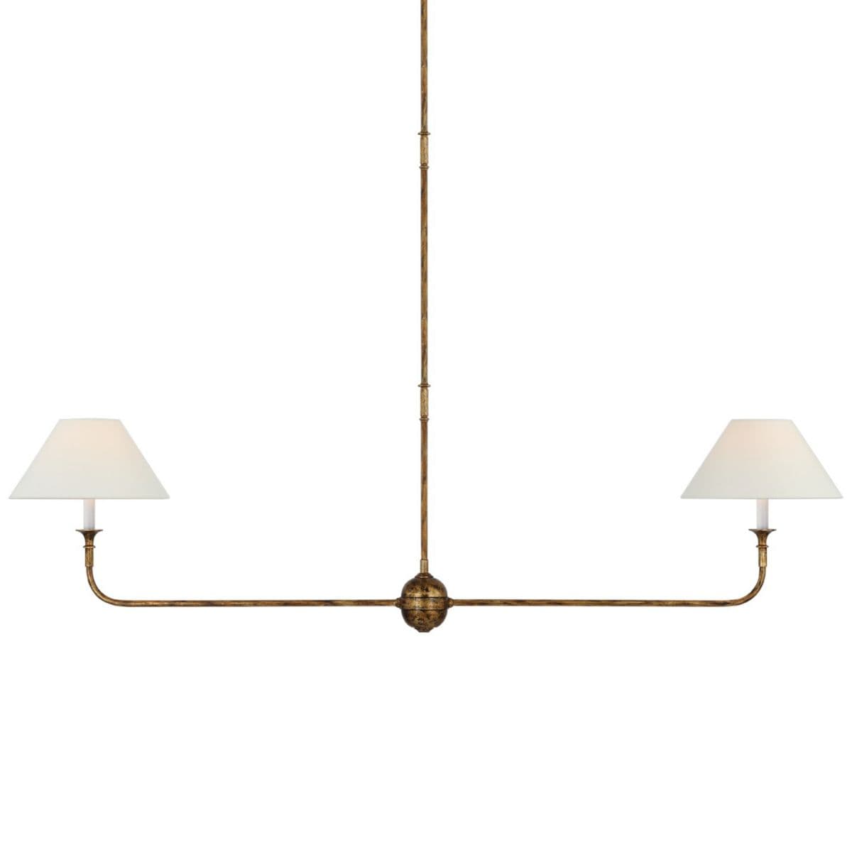 Visual Comfort Signature | Piaf Linear Suspension — Antique Gild