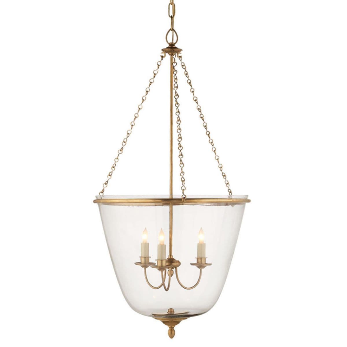 Visual Comfort Signature | Pondview Pendant — Hand-Rubbed Antique Brass