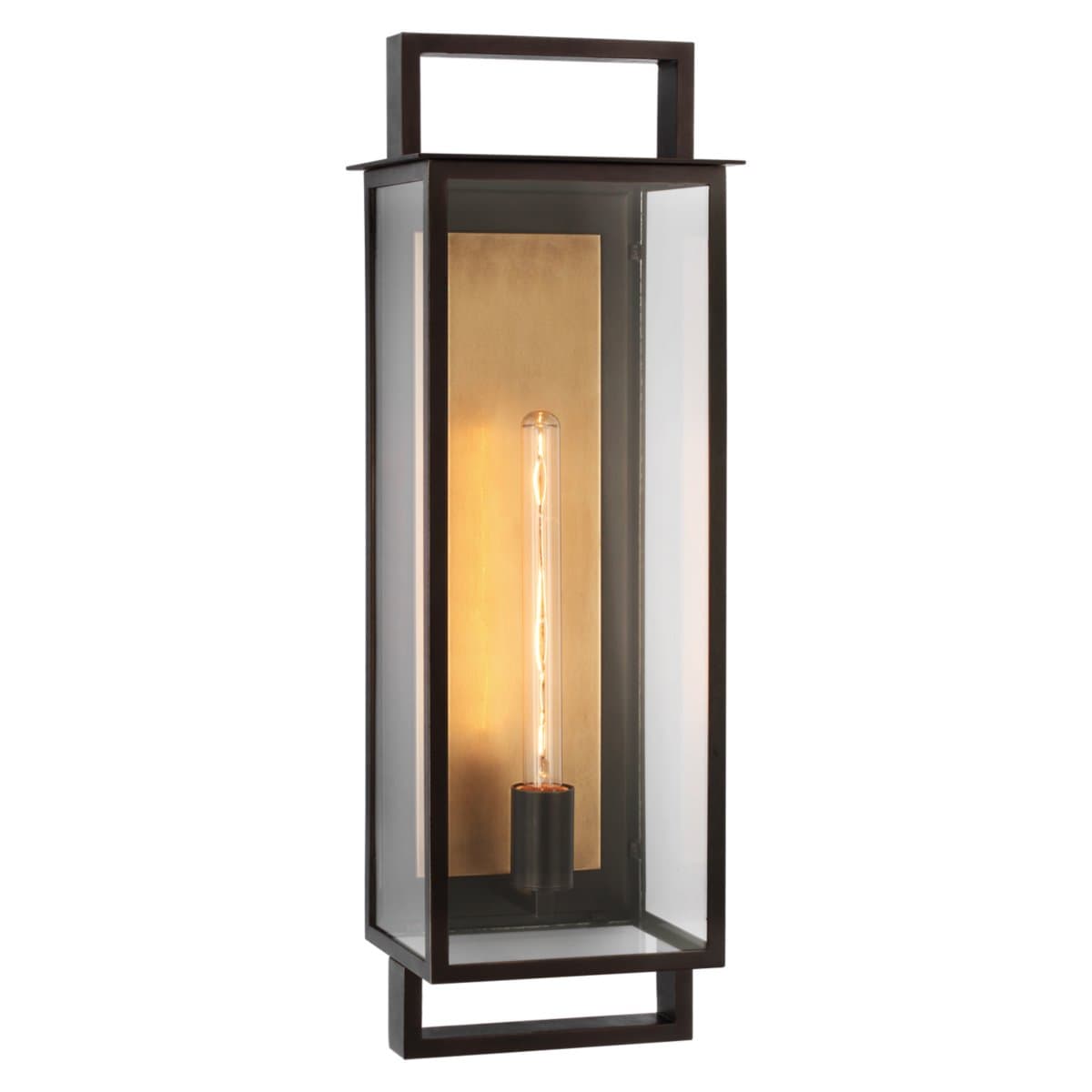 Visual Comfort Signature | Halle Narrow Outdoor Wall Sconce — Large