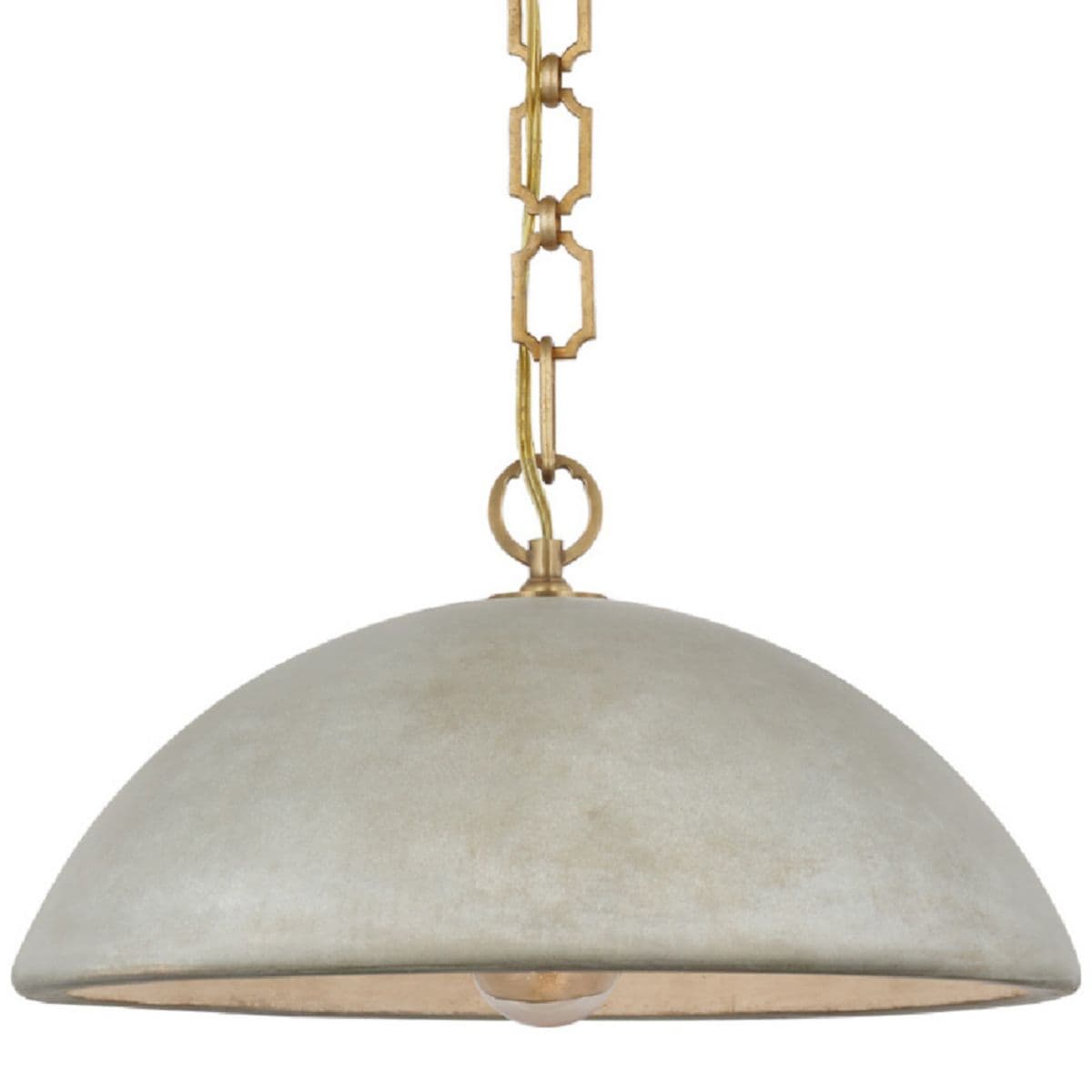 Visual Comfort Signature | Elliot Pendant — Portland Gray, Large