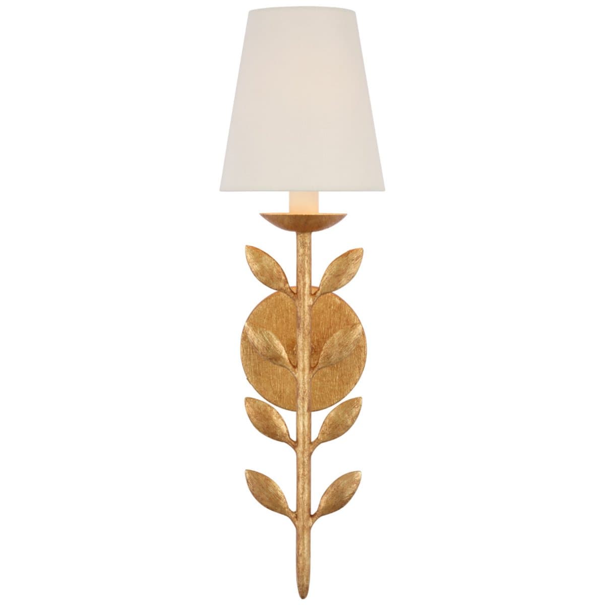Visual Comfort Signature | Avery Wall Sconce — Antique Gold Leaf, 20 in