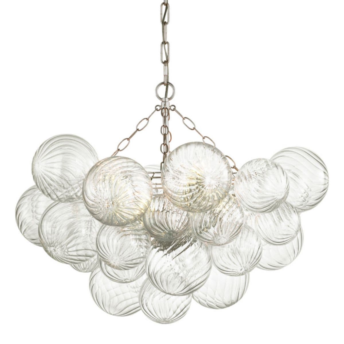 Visual Comfort Signature | Talia Chandelier — Burnished Silver Leaf, Medium